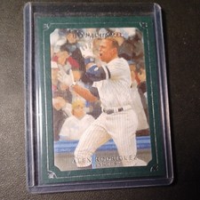 20079 Upper Deck Masterpieces GREEN LINEN #72 Alex Rodriguez NEW YORK YANKEES