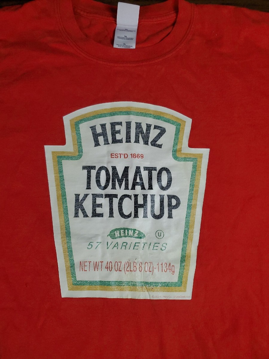 Vintage Heinz Tomato Ketchup T-shirt 2003 Men's Size XL Short