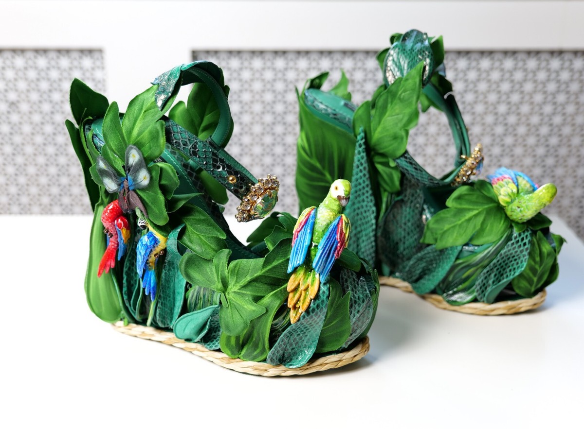 D&G Dolce & Gabbana ビキニ 花柄 グリーン D&G Dolce & Gabbana