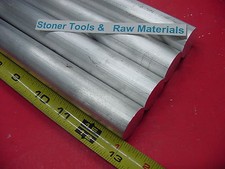 4 Pieces 3/4" ALUMINUM 6061 ROUND ROD 13" long Solid T6511 New Lathe Bar Stock