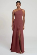 JENNY YOO Kora cinnamon rose.  Bridesmaid dress, formal gown.
