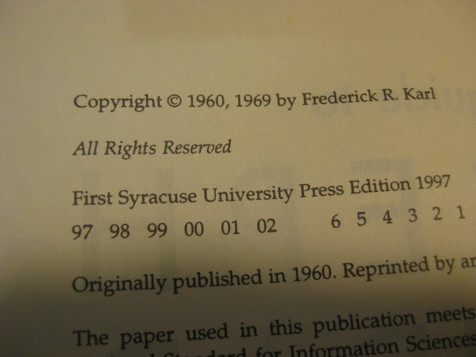 A Reader's Guide to Joseph Conrad: Revised Edition by Frederick R. Karl(VG Cond) - Image 4 of 4