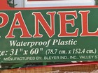 Vintage Wreath Door Panel Cover 31x60 5 Feet Tall Metalized Waterproof  — photo 5