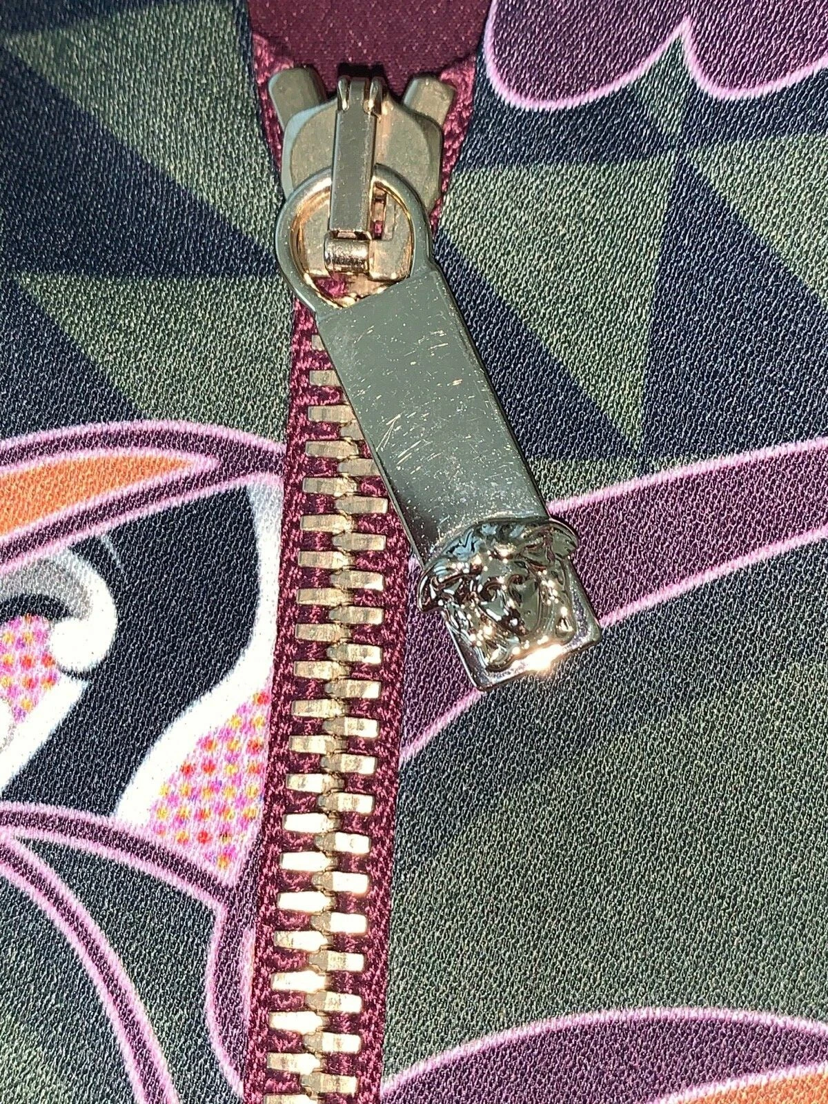 ABITO VERSACE 100% AUT taglia 10 42 ITALIA fantastico misto seta