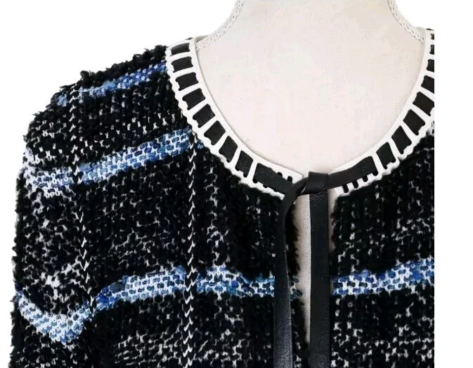 LOUIS VUITTON（LV） Cappotto Cardi Louis Vuitton Lungo Tweed Fibbia Taglia Media AUTENTICO