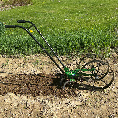 #ad #ad AgTec Double Wheel Hoe Cultivator Weeder Tiller Cultivator Soil Aerator $239.99