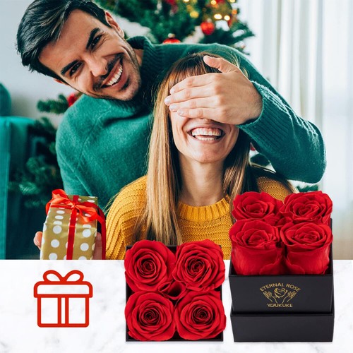 Rosenbox Infinity Rosen,Konservierte Rose,Ewige Rose,Geburtstagsgeschenke Frauen - Bild 7 von 18