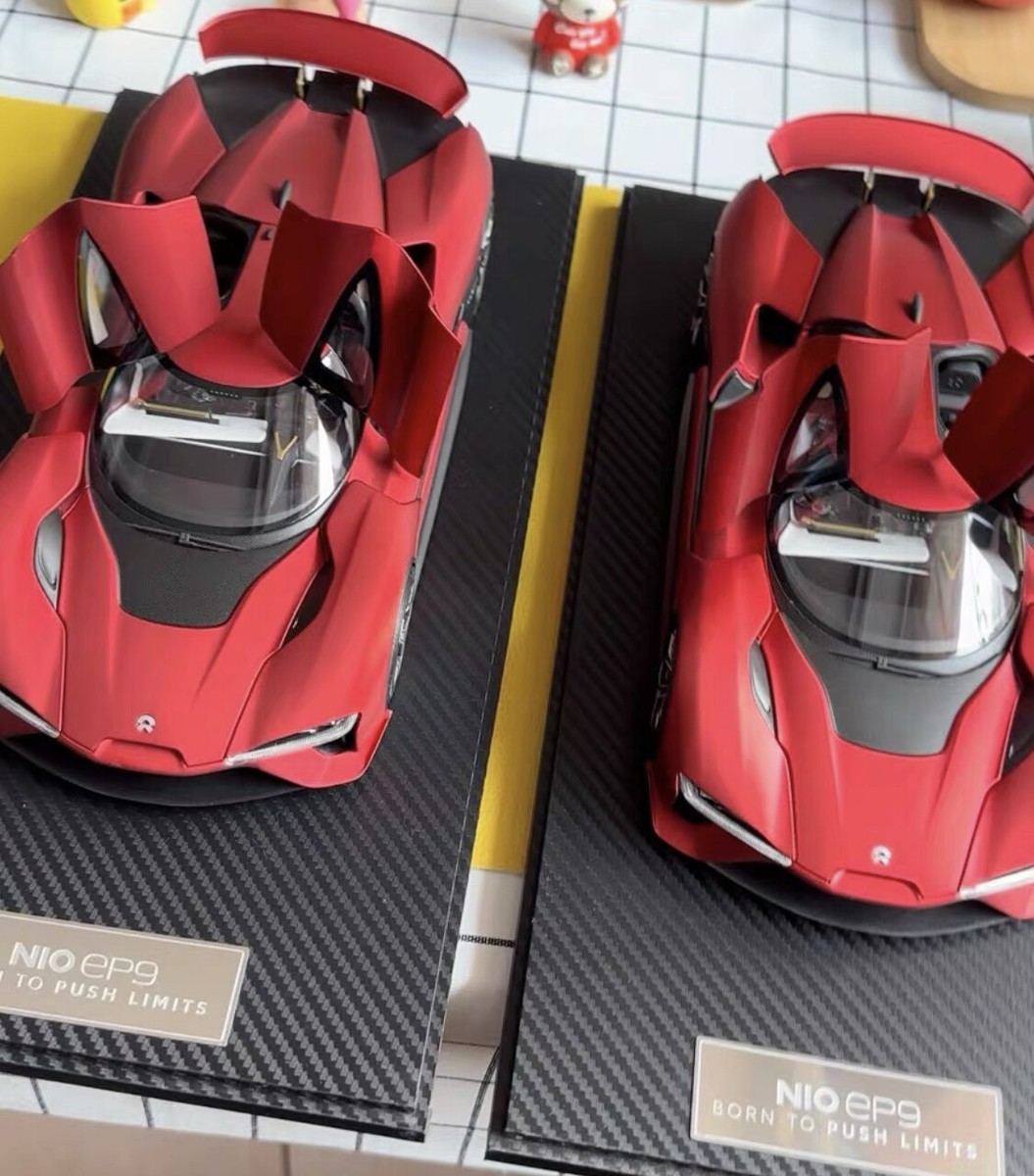 New In stock NIO EP9 Car Model In Scale 1:18 Red Limit Ver