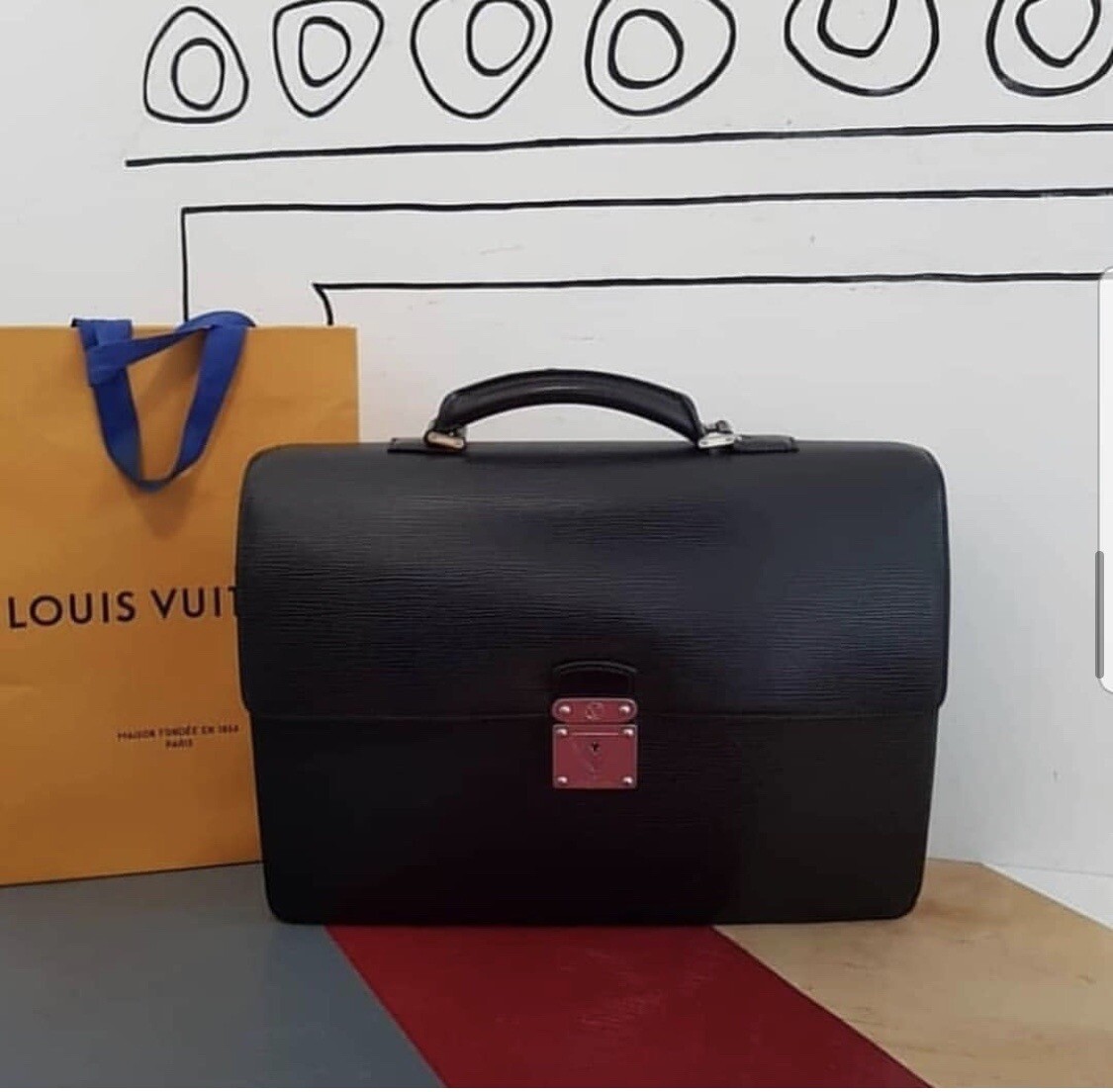 Louis Vuitton Men Epi Leather Messenger Bag | eBay Louis Vuitton Men Epi Leather Messenger Bag | eBay