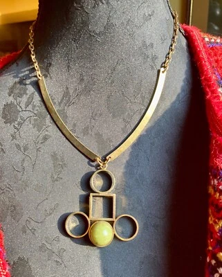 collier moderniste - vintage 70 'S - Dlg de Pierre Cardin jewelry - N°2 - Photo 1/4