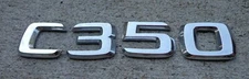 Mercedes Benz C350 emblem letters badge decal trunk symbol OEM Genuine Stock