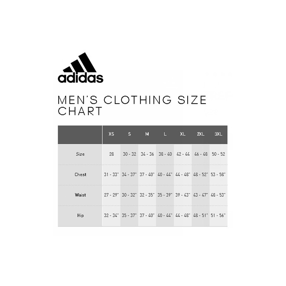 adidas mens medium sizing