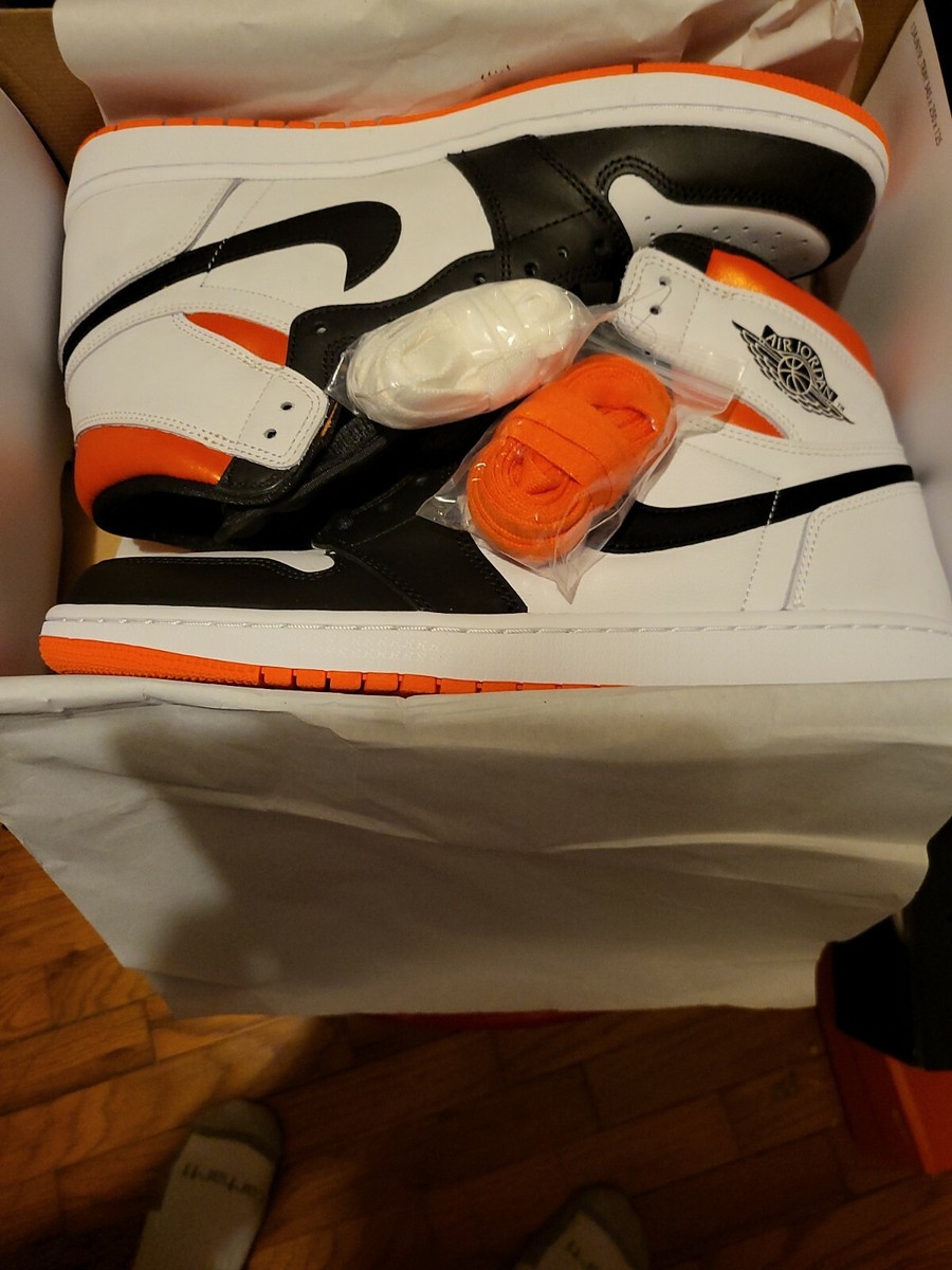 Air Jordan 1 Retro High OG Electro Orange Mens SZ 13 DS 100