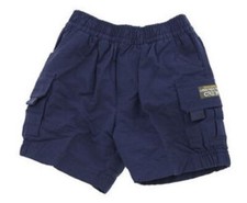 NWT Vintage Disney Disneyland Resort Mesh Lined Blue Cargo Shorts Size 12 months