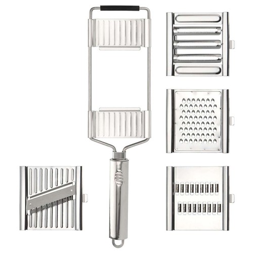 Cut Set Multi-Purpose Vegetable Slicer Cuts Stainless Steel Grater Shredder - Picture 11 of 14