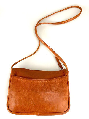 Sven Design Purse Brown Leather Shoulder Bag Vintage Made in Berkeley California