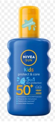 Nivea Sun Kinder SPRAY Protect & Care LSF 50+ Sonnencreme 5in1 Schutz 200ml
