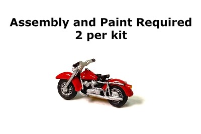 N Scale Classic American Motorcycles 1958 era Kit by Showcase Miniatures (28)