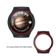 For Huawei Watch GT4 46mm Watch PC Drop Protection Case Dial Case Cover Black