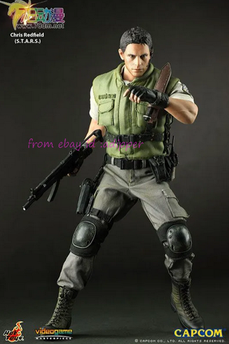 Hot Toys Vgm09 1/6 Chris Redfield S.T.A.R.S. Version 2.0 Action Figure In Stock - Picture 8 of 10
