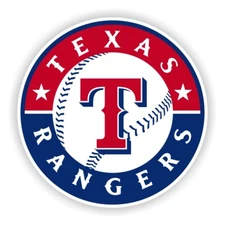 Texas rangers Round Precision Cut Decal