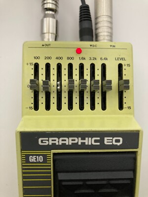 Ibanez GE10 Graphic EQ イコライザー Ibanez GE10 Graphic EQ MIJ Vintage Equalizer Effect Pedal