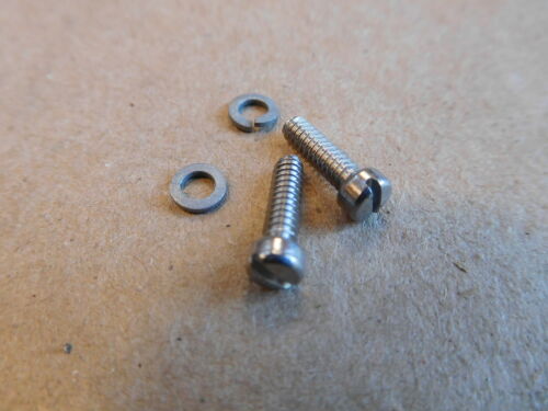 Harley parts 1940-46 tank emblem mount screws & lock washers Knucklehead Flat † - Bild 3 von 4