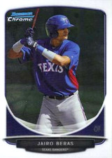 2013 Bowman Chrome Prospects #BCP105 Jairo Beras RC Texas Rangers