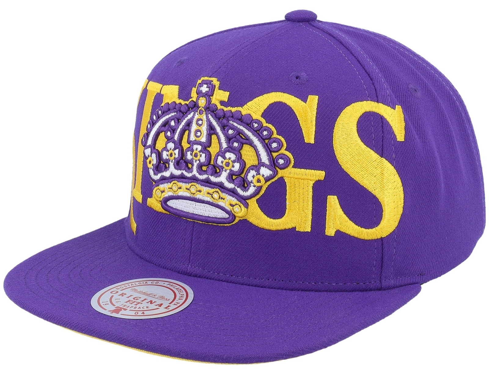 МУЖСКАЯ КЕПКА MITCHELL - NESS NHL С ПОЛНОЙ ФРОНТАЛЬНОЙ ЗАСТЕЖКОЙ VNTG KINGS - ФИОЛЕТОВАЯ 4890₽