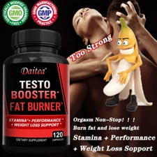 Testosteron Booster Test Capsules, 30 to120 Capsules for Male Enhancement