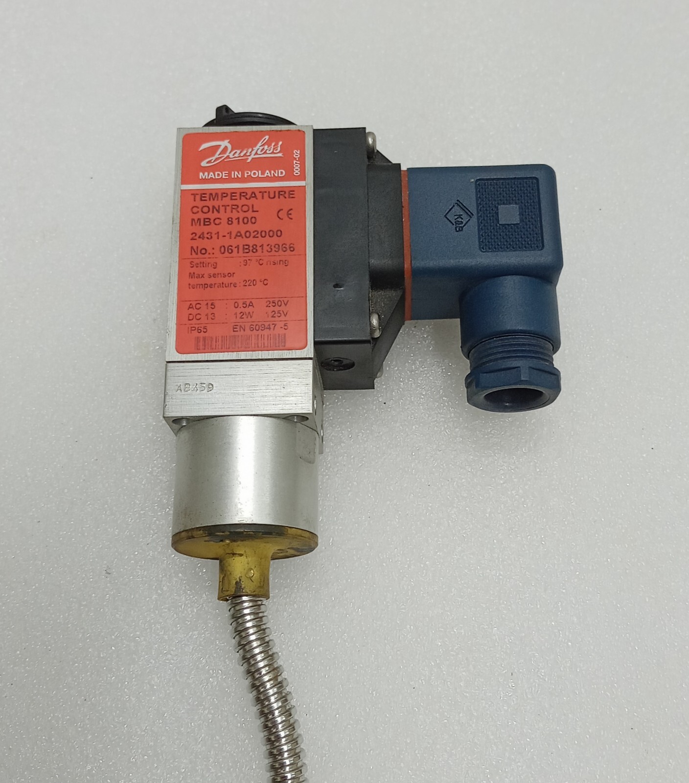 DANFOSS MBC 8100 061B813966 Temperature Control | eBay