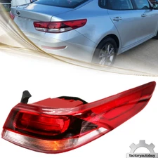 Fit 2016-2020 Kia Optima Rear Outer Halogen Tail Light Brake Lamp Passenger Side