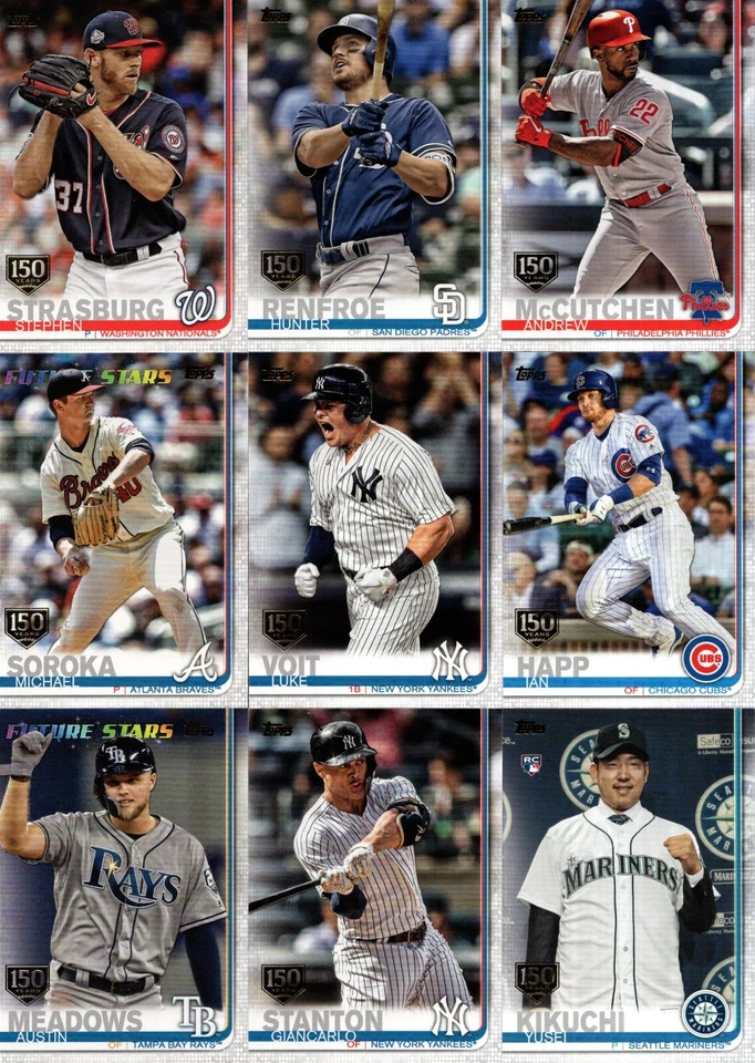 2019 Topps 1, 2 & Update "150TH ANNIVERSARY GOLD STAMP"...You Pick..PWE SHIPPING - Image 4 of 4