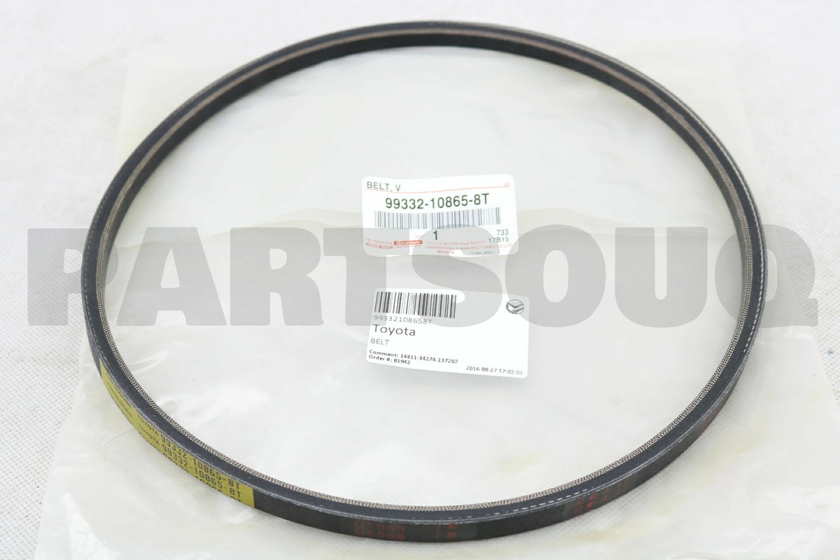 m　no8 99332108658T Genuine Toyota BELT 99332-10865-8T | eBay UK