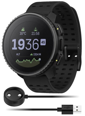 SUUNTO Vertical Adventure GPS Steel Watch All Black Offline Map Large Screen