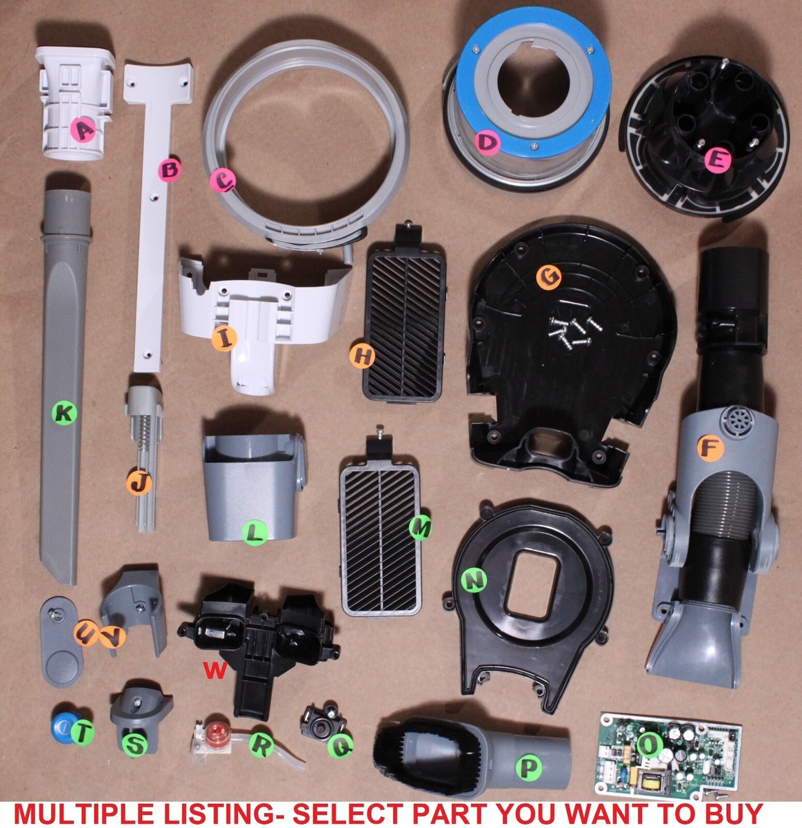 Hoover REACT UH73301 Vacuum Cleaner REPLACEMENT PARTS - Choose
