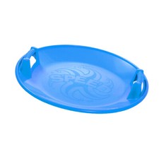 Riesen Rutscher Bob Schlitten Kinderschlitten Schneegleiter blau Kinder Handgrif