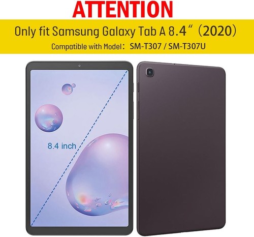 Shockproof Tablet Case Stand Cover For Samsung Galaxy Tab A 8.4 2020 T307 Gray - Picture 5 of 5