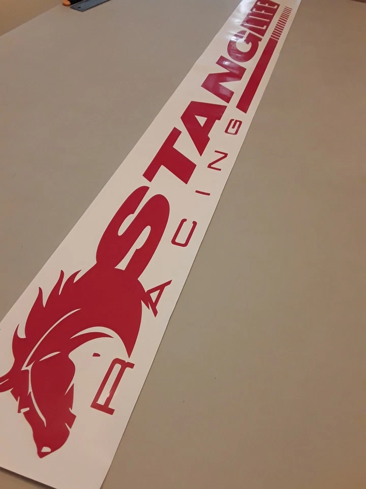 Se adapta a Ford Mustang gt cobra shelby nuevo rendimiento carrera parabrisas calcomanía pegatina Foto 2 de 3