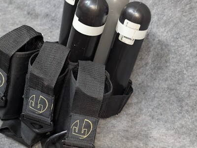 Pack Harnais Paintball Tippmann Sport Series - Noir Avec 4 Dosettes