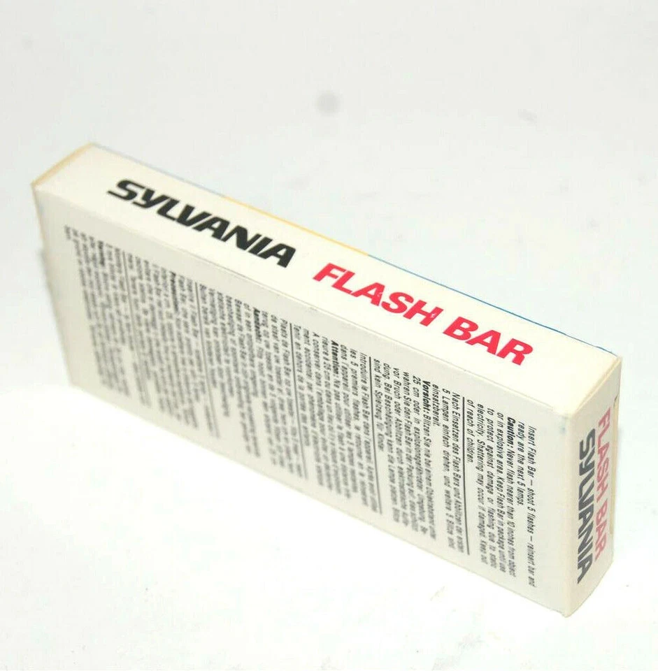 Flash BAR SYLVANIA Ampoules Polaroid 500 SX-70 SX70 SX 70 Neuf Comme Philips - Photo 3/4