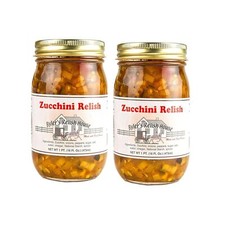 2 Pack Byler's Relish House Zucchini Relish, An Old Irish Recipe 16 fl. oz FD019