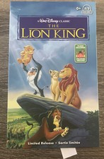 Disney VHS Plush, Timon and Pumbaa, The Lion King, Limited Release, SEALED