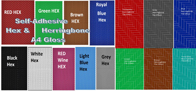 DOLLS HOUSE WALLPAPER Stick on Self-Adhesive MINIATURE Floor & Wall Tiles 1:12th