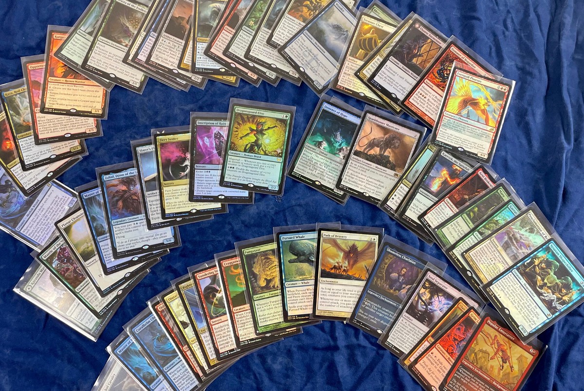 Magic the Gathering 10 FOIL RARE LOT card mtg NM bulk collection