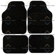 Fits Concourse Universal 4 Piece Set Carpet Car Van Floor Mat Black