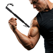 132 lbs / 60kg Powerful Twister Bar w/ Grips For Upper Body Arm Strength Muscle