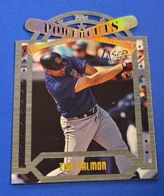1996 Topps Laser Power Cuts #5 Tim Salmon - Tough Pull 1:40 Die Cut - Angels ATG