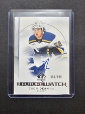 2024-25 SP Authentic Future Watch Auto 556/999 Zach Dean #133