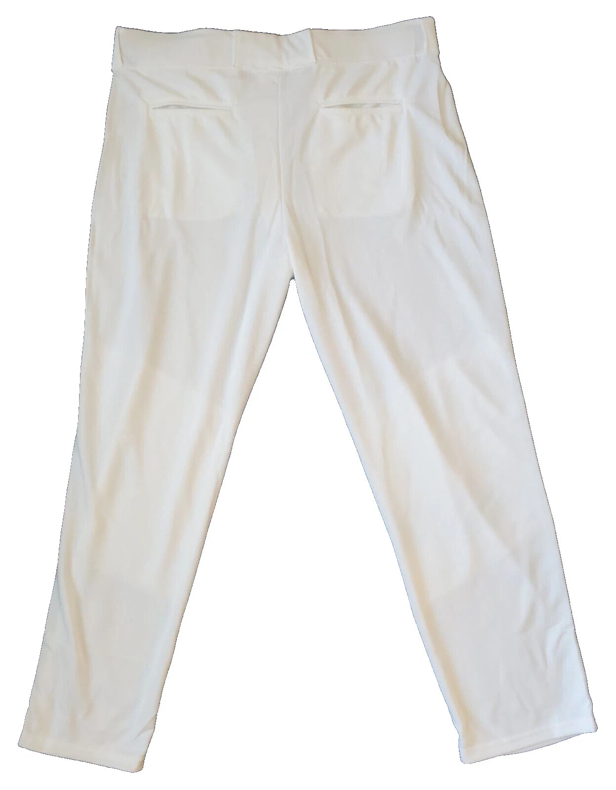 Under Armour Baseball Pants Men 2XL XXL White Open Bottom Black Pipe UBP7WBM New thumbnail 3